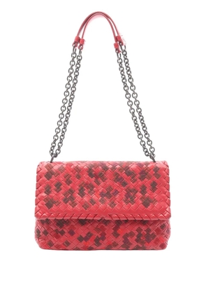 Bottega Veneta Pre-Owned 2012-2025 Small Nappa Intrecciato Embroidered Olimpia shoulder bag