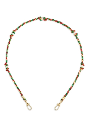 Marie Lichtenberg 14K yellow gold Mauli Rasta necklace - Neutrals