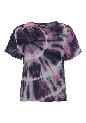 AMIRI tie-dye distressed T-shirt - Purple