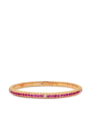 ZYDO 18K rose gold diamond and sapphire bracelet - Pink