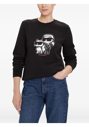 Karl Lagerfeld Ikon Choupette sweatshirt - Black