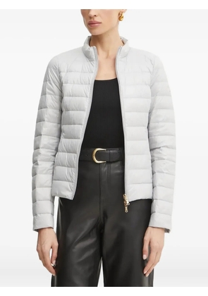 Patrizia Pepe quilted zip-front jacket - Grey