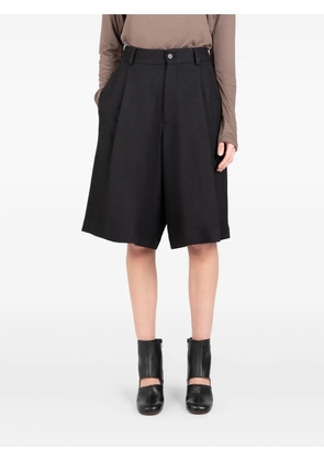 Société Anonyme pleated pocketed tailored shorts - Black