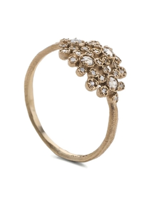 Noguchi 14K yellow gold Cosmo diamond ring