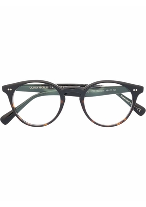 Oliver Peoples Romare round-frame glasses - Black