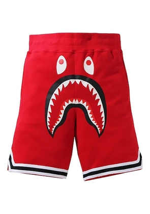 A BATHING APE® shark basketball sweatshort - Red