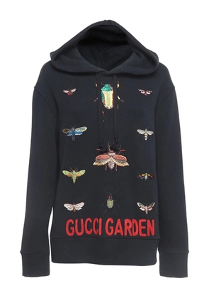 Gucci Pre-Owned embroidered hoodie - Black