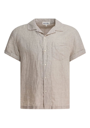 Alex Mill chest-pocket short-sleeve shirt - Neutrals