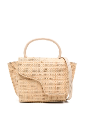 ATP Atelier Montalcino raffia tote bag - BEIGE