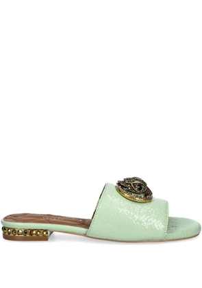 Kurt Geiger London Chelsea flat sandals - Green