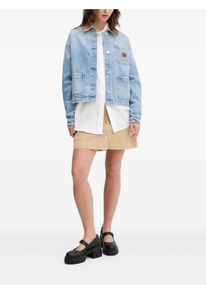 HUGO button-front mini skirt - Neutrals