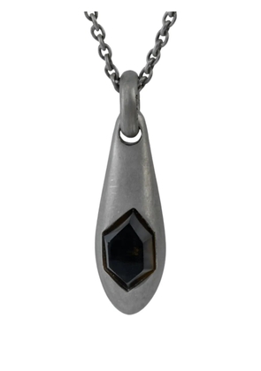 Parts of Four Chrysalis pendant necklace - Grey