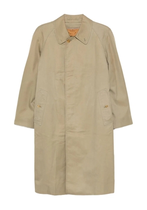 Burberry Pre-Owned 1990s Pimlico raglan-sleeve trench coat - Neutrals