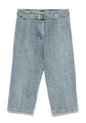 CHANEL Pre-Owned 2000s belted jeans - Blue