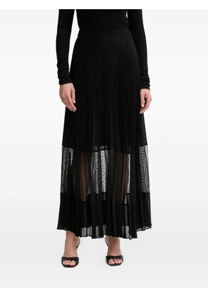 TWINSET pleated maxi skirt - Black