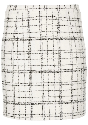 IRO tweed mini skirt - White