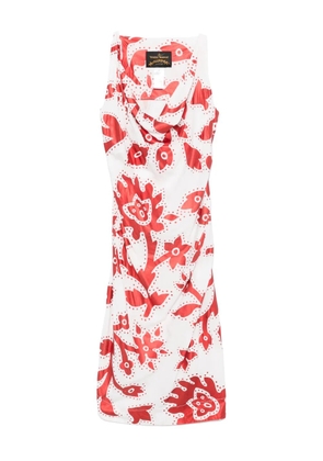Vivienne Westwood Pre-Owned 2017 floral-print dress - Red