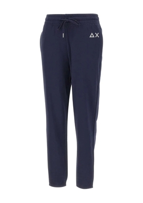 Sun68 drawstring logo-detail track pants - Blue