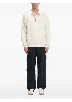 This Is Never That half-zip kangaroo pocket sweatshirt - White