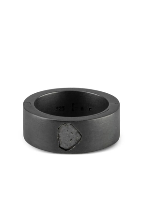 Parts of Four sterling silver Sistema diamond ring - Black