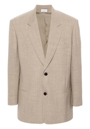 The Row Abram single-breasted blazer - Neutrals