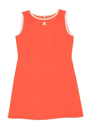 Courrèges Pre-Owned 1970s sleeveless mini dress - Orange