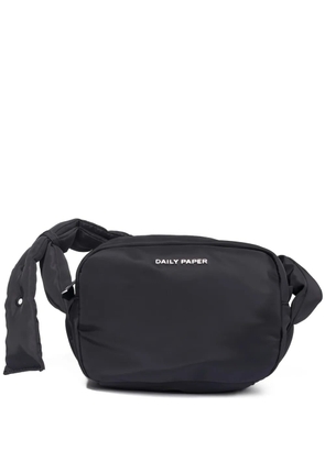 Daily Paper logo-lettering shoulder bag - Black