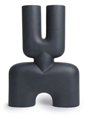 101 Copenhagen Cobra Double medium vase (47cm) - Black