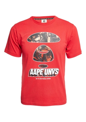 A BATHING APE® Pre-owned print T-shirt - Red