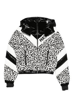 Mackage Kairi-Flp leopard-print ski jacket - Black