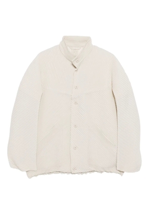 Homme Plissé Issey Miyake MC: September pleated jacket - Neutrals