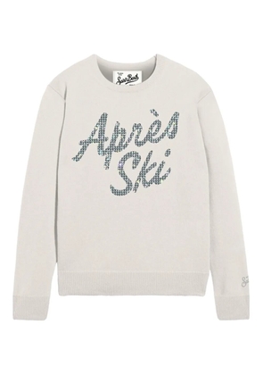 MC2 Saint Barth lettering-detail sweater - Grey