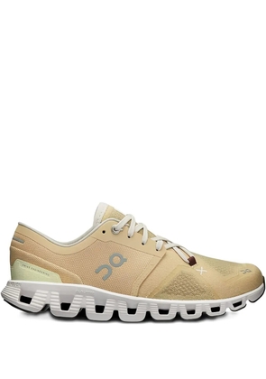 On Running Lace-up panelled trainers - Neutrals