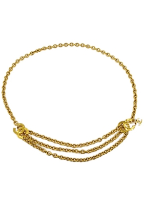 CHANEL Pre-Owned 1990-2000s CC chain belt - Gold