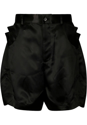 Noir Kei Ninomiya pocket-flap shorts - Black