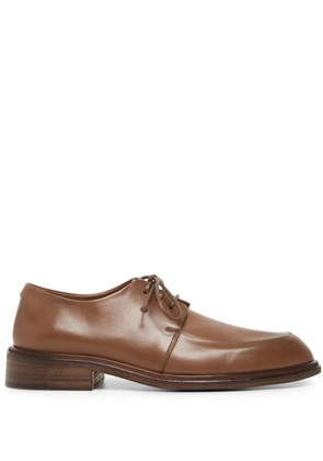 Marsèll Altopiano almond-toe leather Derby shoes - Brown