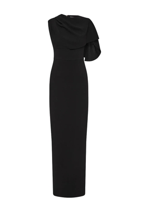Rebecca Vallance asymmetric draped dress - Black