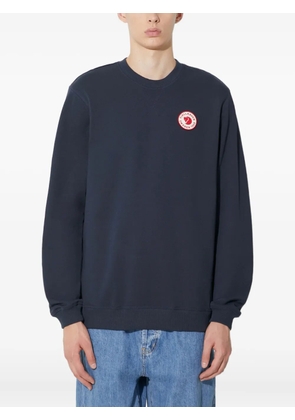 Fjällräven logo-patch crew-neck sweatshirt - Blue