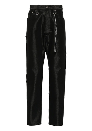 Mastermind Japan Puzzle straight-leg jeans - Black