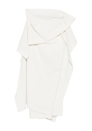 Issey Miyake asymmetric maxi dress - White