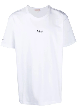 Alexander McQueen Graffiti Logo short-sleeve T-shirt - White