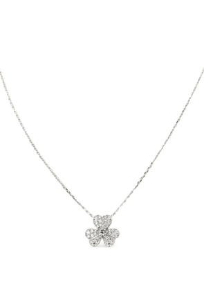 Van Cleef & Arpels Pre-Owned 2020s white gold diamond Necklace - Silver