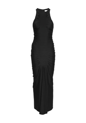 GAUGE81 Deni racer-back ruched midi dress - Black