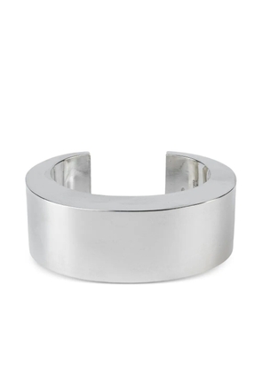 Parts of Four sterling-silver Crescent bracelet