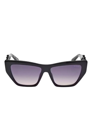 GUESS EYEWEAR cable-link cat-eye sunglasses - Black