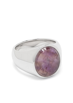 Tom Wood Oval Sakura ring - Silver