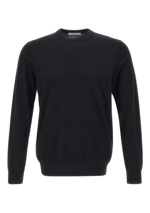 DIKTAT Diktat crew neck ribbed sweater - Black