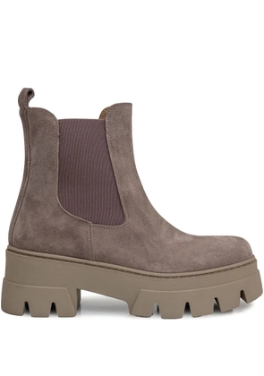 ENNEQUADRO Crosta Chelsea boots - Brown