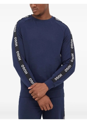 HUGO logo-tape sweatshirt - Blue