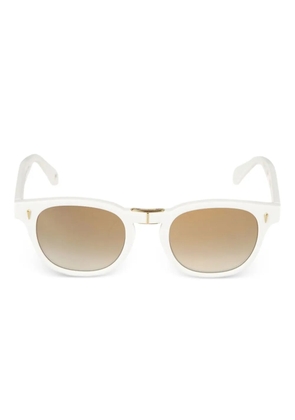 Kador Woody Flag round-frame sunglasses - White